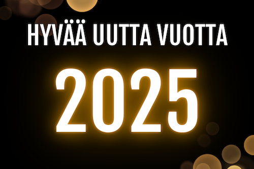 Hyvää uutta vuotta 2025