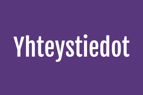 Yhteystiedot