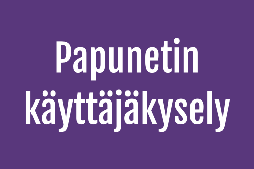 Papunetin käyttäjäkysely