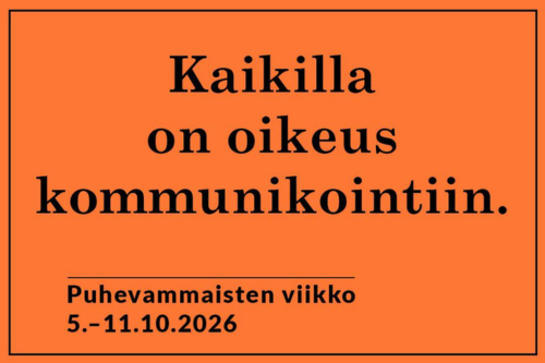 Puhevammaisten viikko